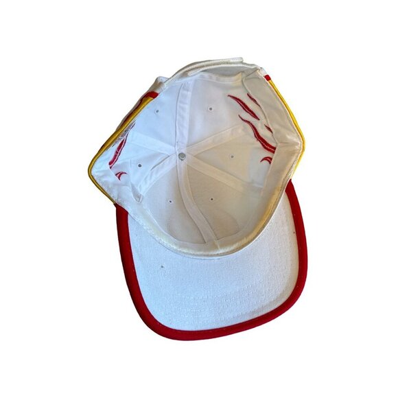 Kee & Ed Headwear "Reyes & Reyes Broadcasting" Flame Design Cap 100% Cotton Whit - Picture 5 of 6